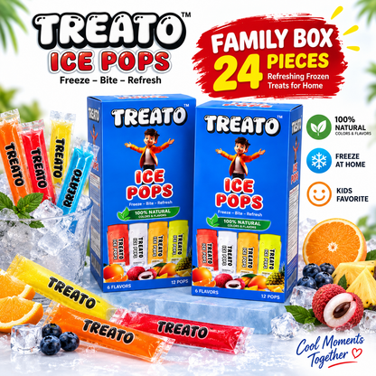 Family Box (24 Pieces) – Refreshing Frozen Treats for Home