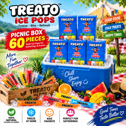 Picnic Box (60 Pieces) – Bulk Ice Pops for Gatherings & Events