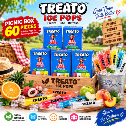 Picnic Box (60 Pieces) – Bulk Ice Pops for Gatherings & Events