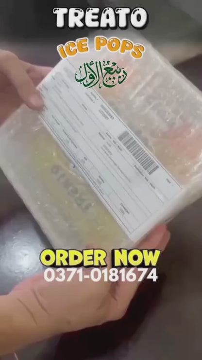 Treato Ice Pops – All Flavor Family Box (20 Pops)